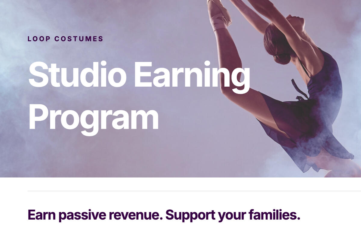 Loop Earning Studio Earning Program